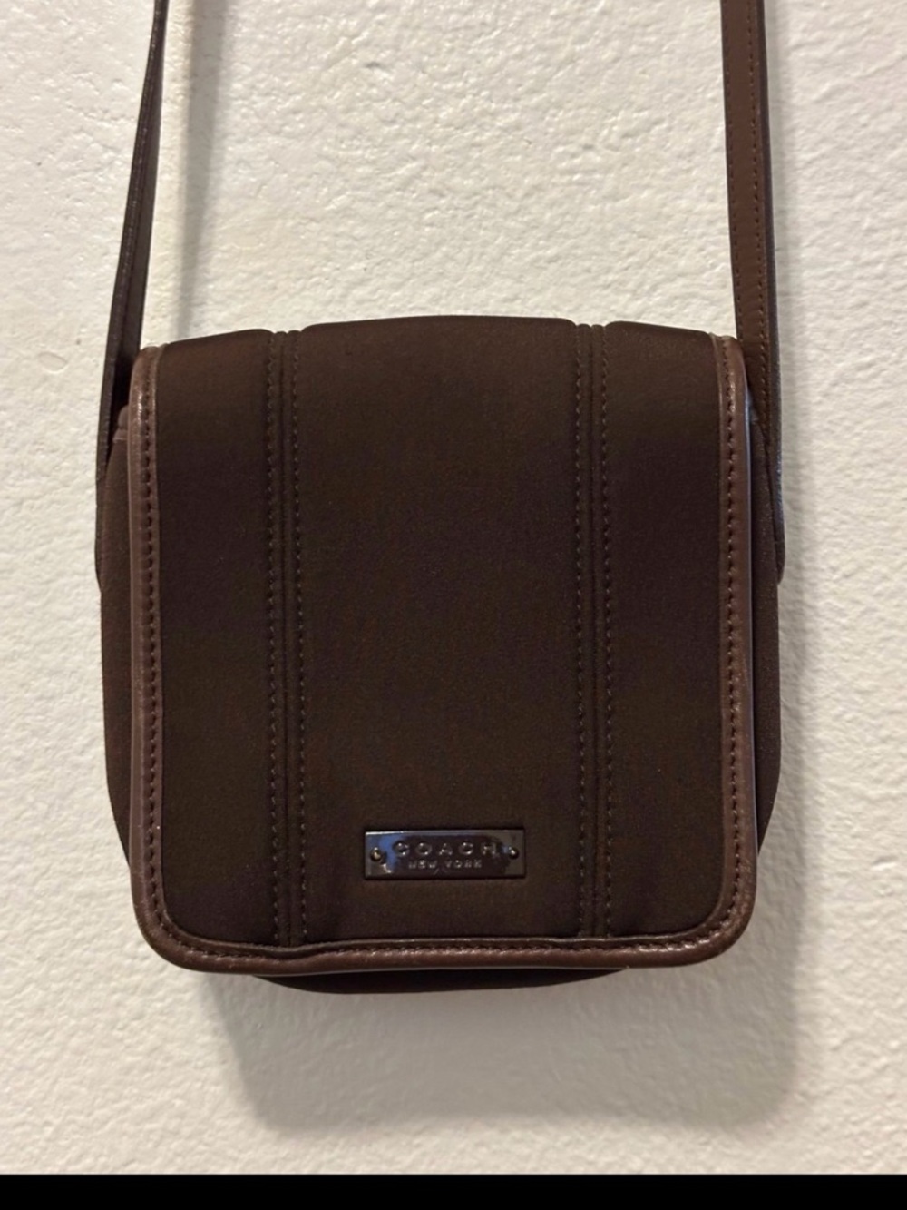 Coach Neoprene Mini Flap Bag